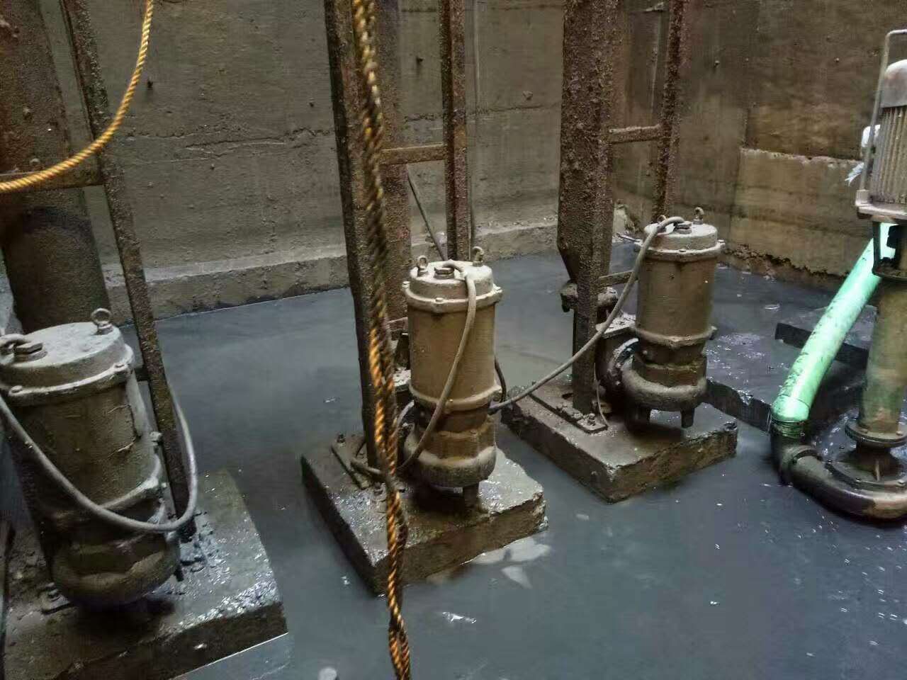 大埔污水池清理